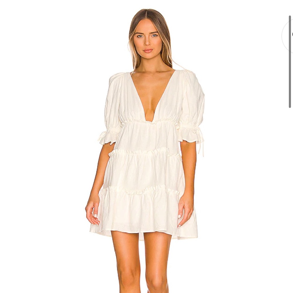 MAJORELLE White Mini Dress